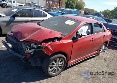 2010 Toyota Corolla S из США, поврежденный, VIN 1NXBU4EE9AZ337488